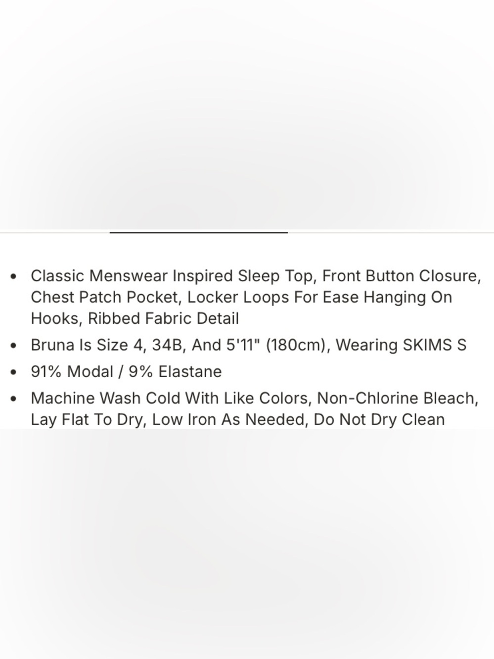 SKIMS NWT Rib Sleep Top - Picture 7 of 10